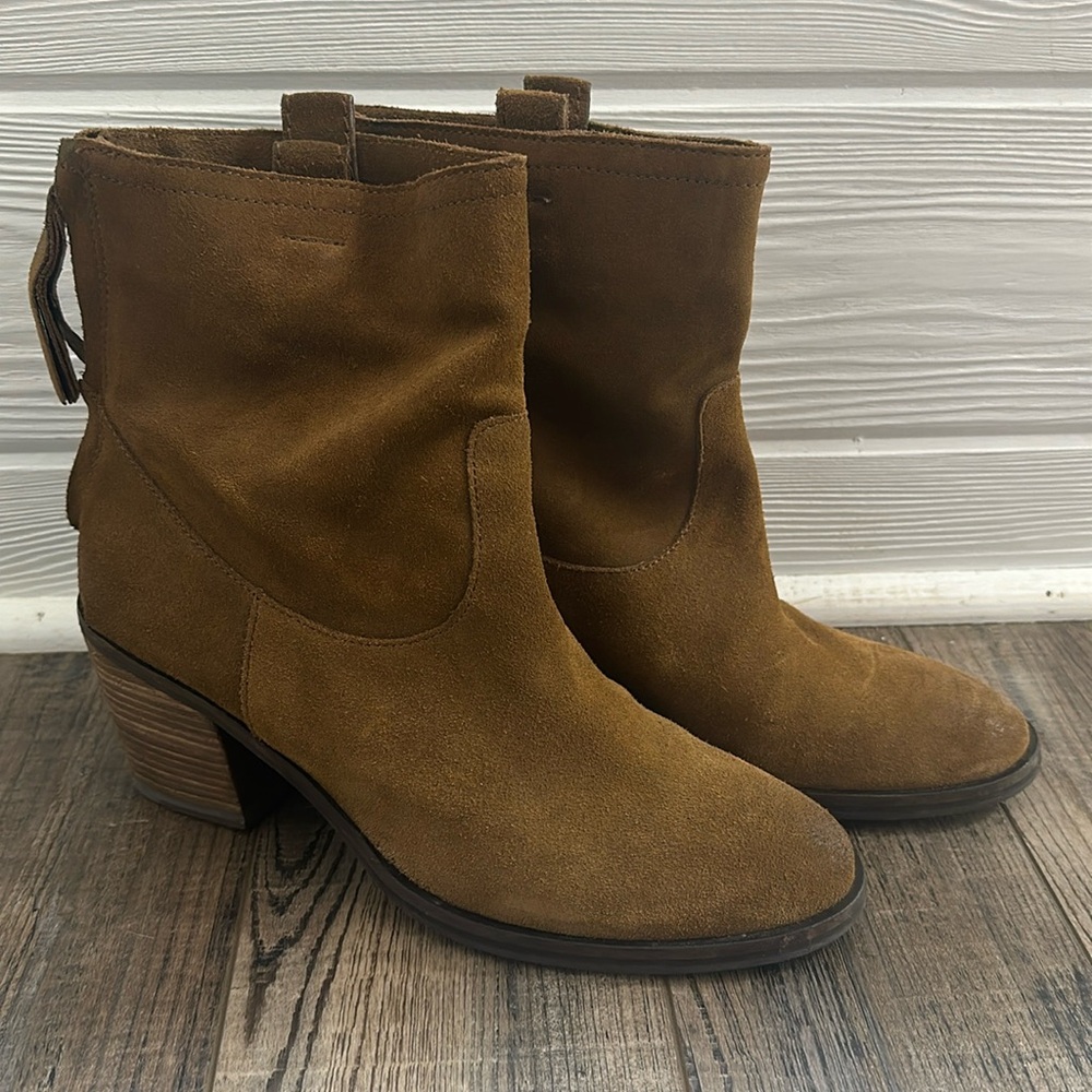 Sam Edelman Tan Suede Boots